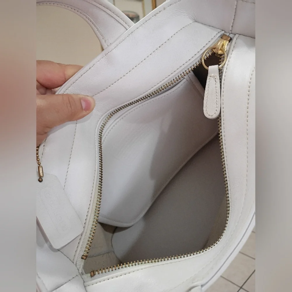 Coach Bleecker Satchel Leather  Bag
